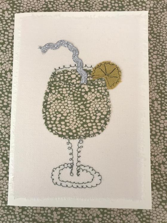 fundraising card - g & t on cream