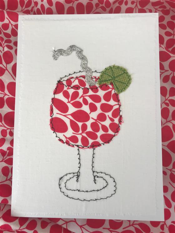 fundraising card - manhattan cocktail