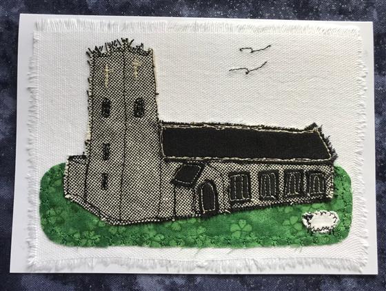 pakefield church greeting card on white