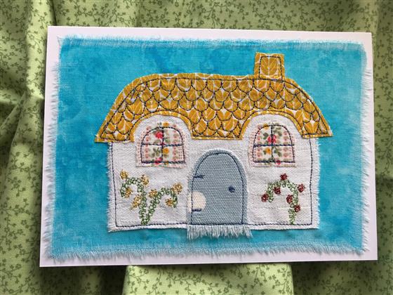 thatch cottage greeting card