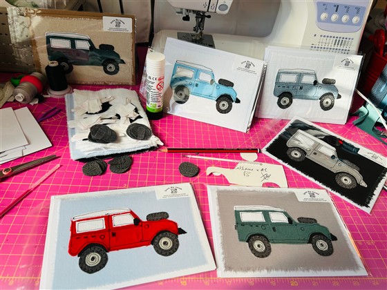 Cars under construction