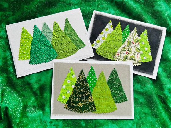 Five Christmas Trees