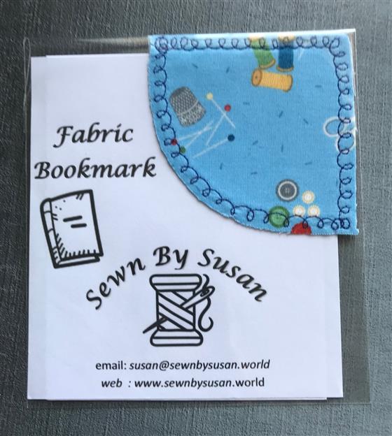 corner bookmark - sewing fabric