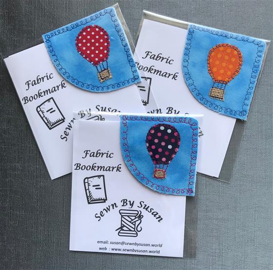 Hot air balloon bookmarks