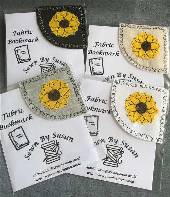 Sunflower bookmarks